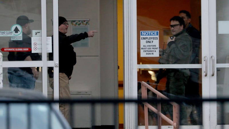 Law enforcement survey Mercy Hospital entrance 