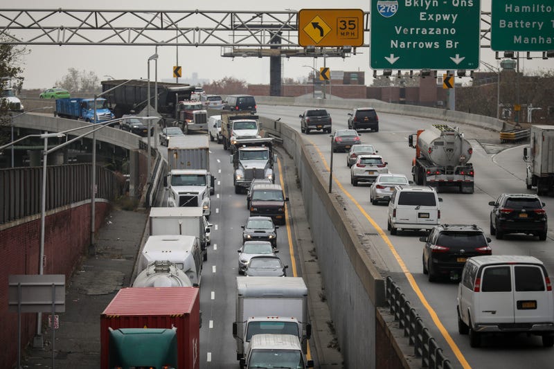 Traffic on the Brooklyn-Queens Expressway