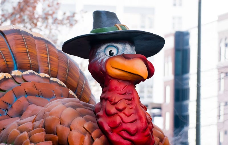 NOVEMBER 22: Bountiful Harvest Float during the 99th Annual 6abc Dunkin' Donuts Thanksgiving Day Parade on November 22, 2018 in Philadelphia, Pennsylvania