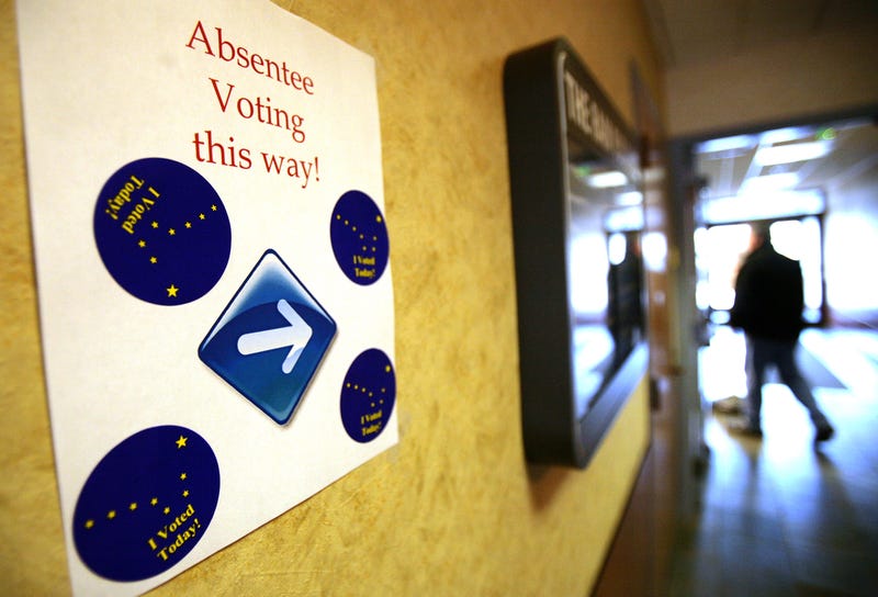Absentee voting in person
