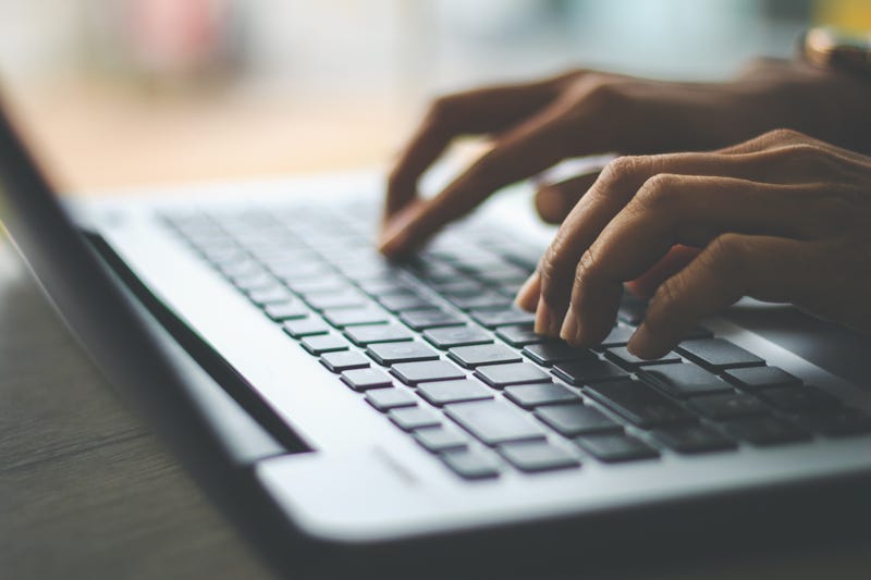 Person using laptop