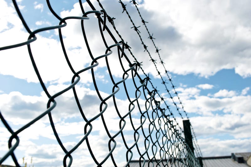Prison fence in Germany.