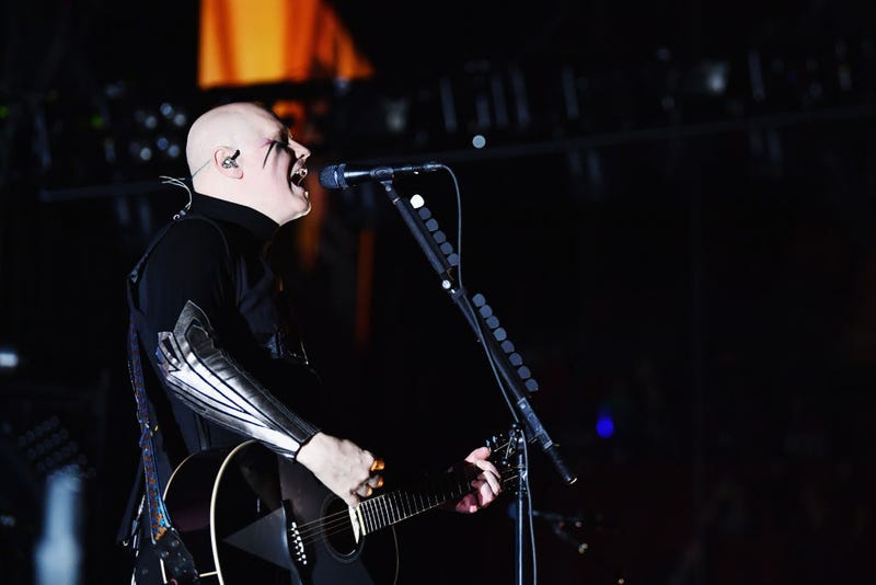 Billy Corgan of the band The Smashing Pumpkins performs on stage during the KROQ Absolut Almost Acoustic Christmas at The Forum on December 8, 2018 in Inglewood, California