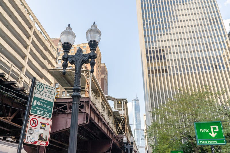 Park Chicago sign in the Loop