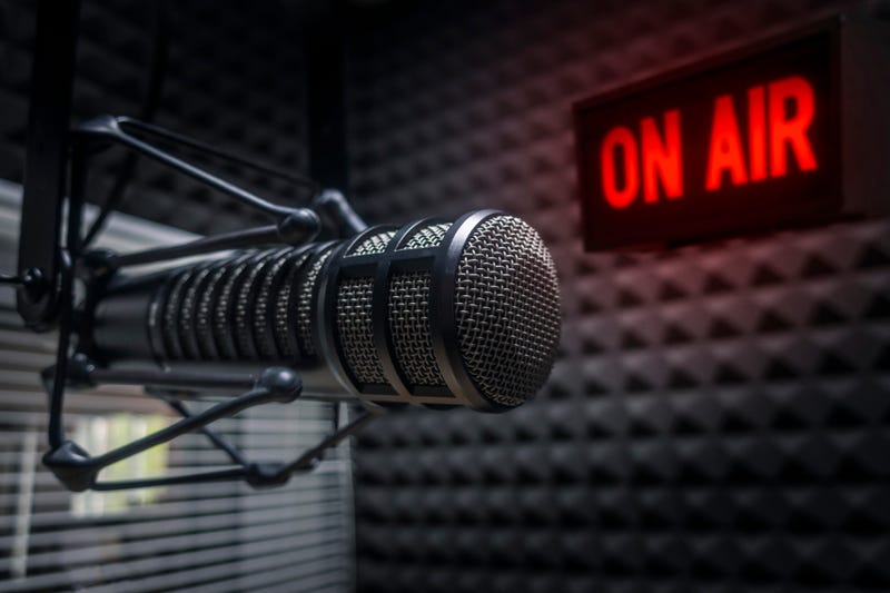 Radio mic and on air sign