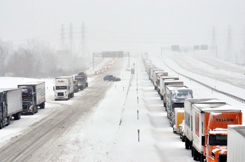 Gov. Hochul issues a state of emergency for Western New York starting this morning as the lake effect bands shift north into Metro Buffalo. The Thruway will be closed to commercial vehicles at 4pm today.