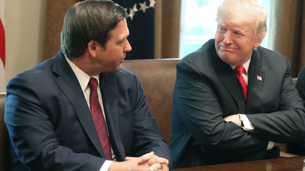 Trump leads DeSantis 53% to 20%