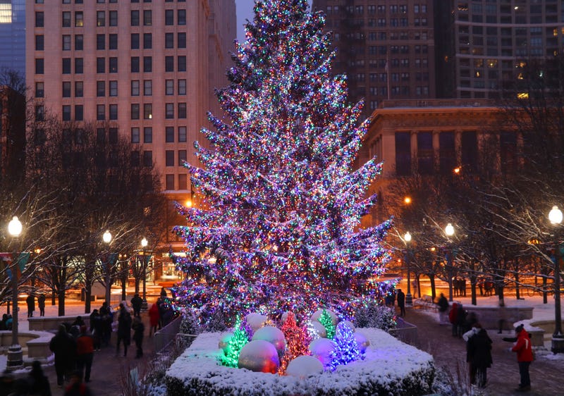 Chicago Christmas tree