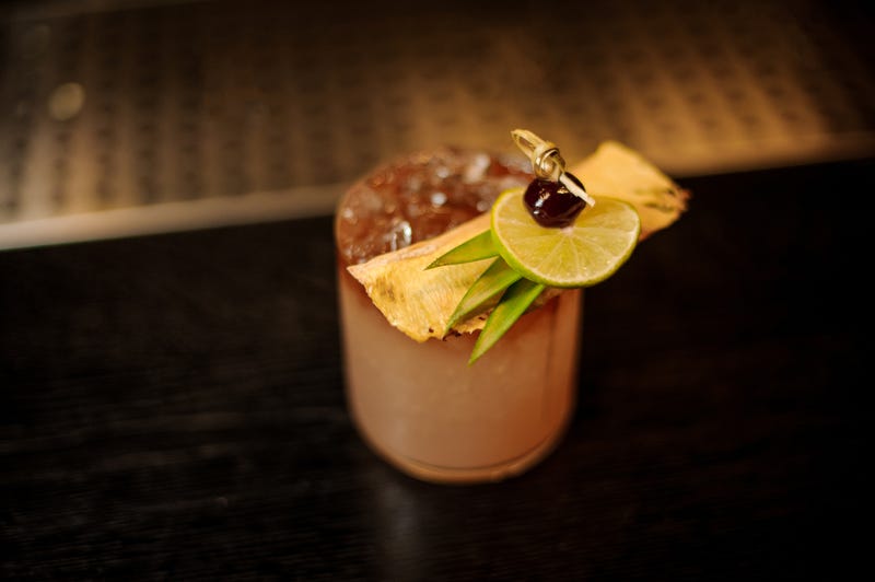Mai Tai cocktail on bar