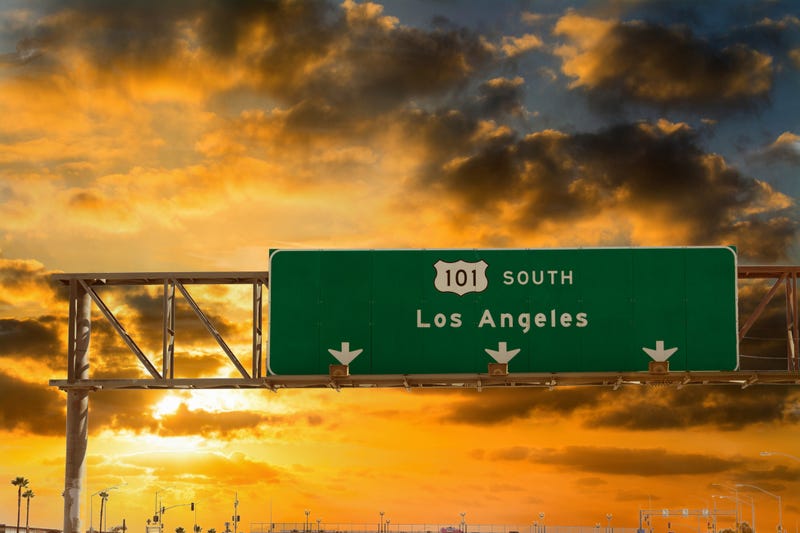 101 South sign.