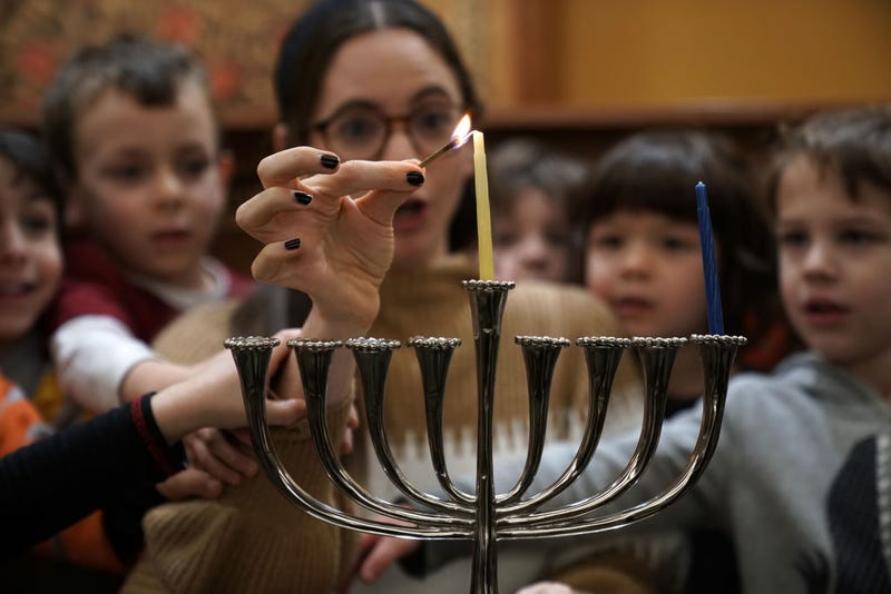 lighting menorah