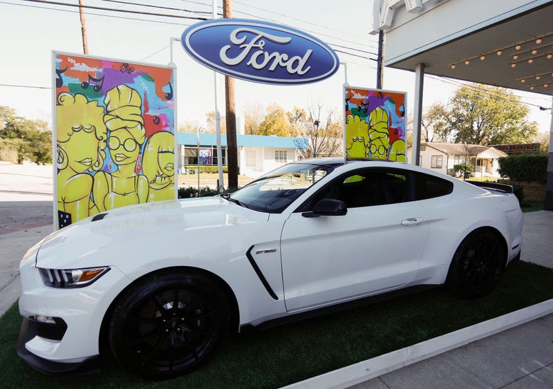 Ford Mustang GT350 on display at the ESSENCE + Ford My City 4 Ways - Houston at White Oak Music Hall on December 01, 2018.