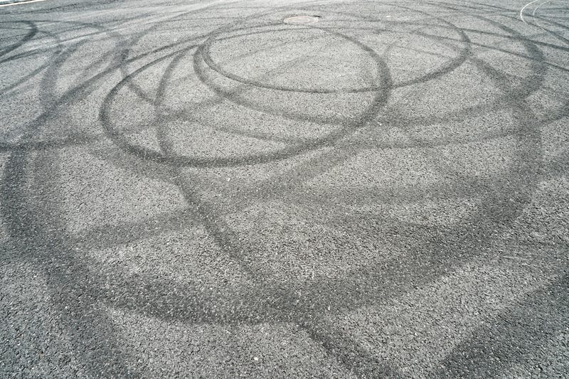 tire tracks