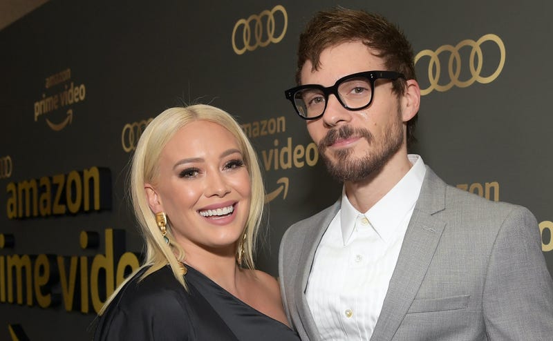 Hilary Duff (L) and Matthew Koma attend the Amazon Prime Video's Golden Globe Awards After Party