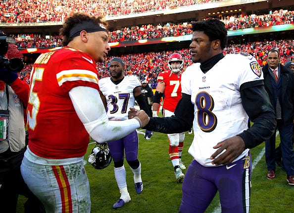Patrick Mahomes, Lamar Jackson