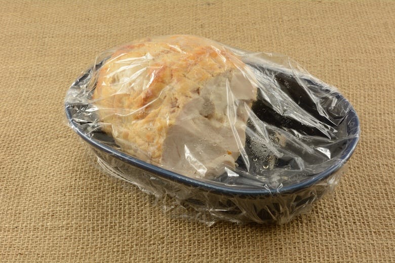 Leftovers from Thanksgiving roasted turkey breast