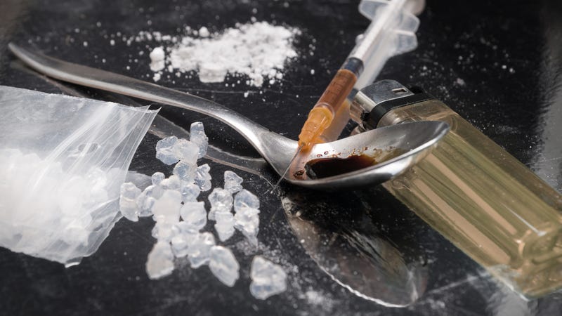 Stock image of methamphetamine