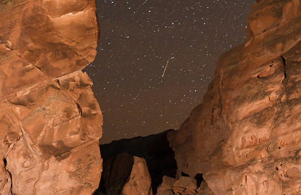 A Geminid meteor.