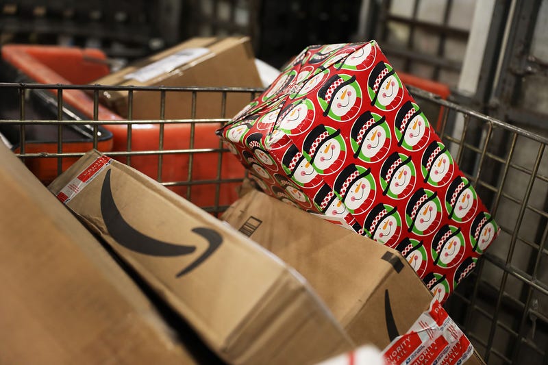 Christmas shipping package