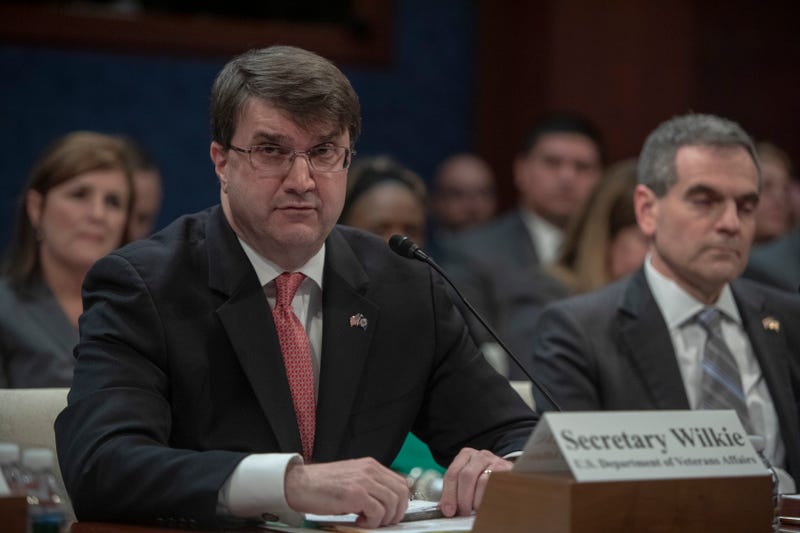 Robert Wilkie, Veterans Affairs Secretary during the hearing at Capitol Hill on December 19, 2018 in Washington, DC.