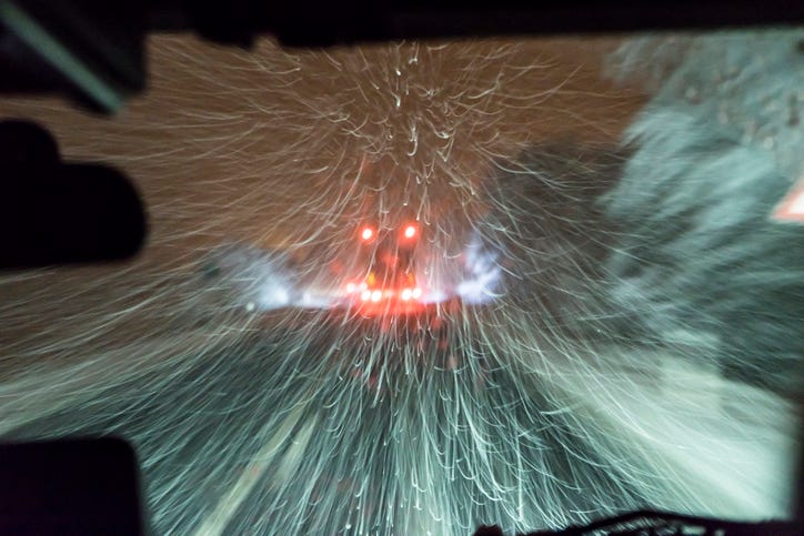 driving in snow