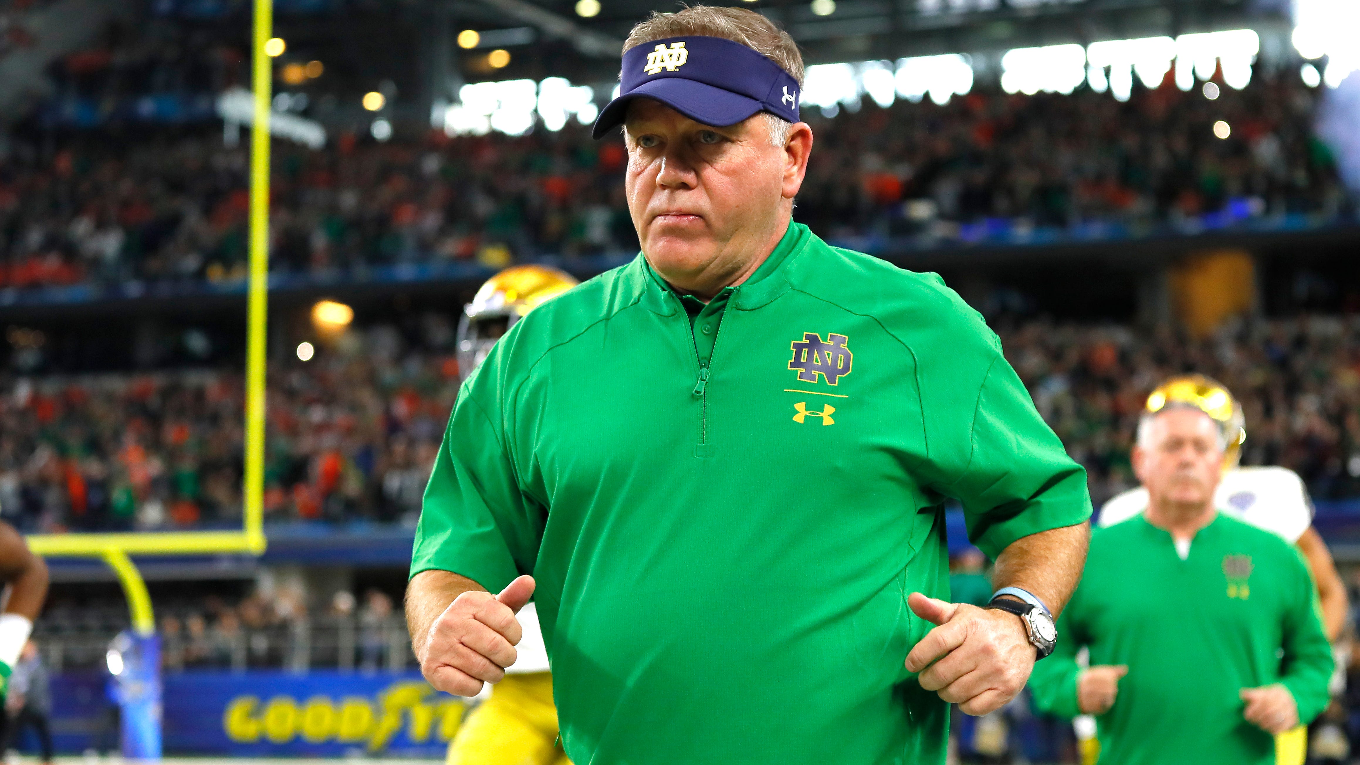 Brian Kelly’s final meeting with Notre Dame players lasted 11 minutes