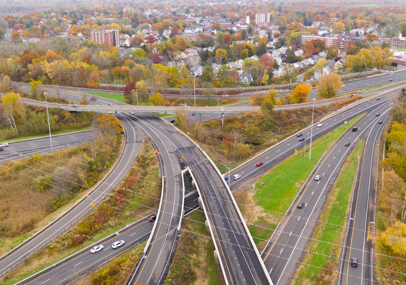 Urban landscape of East Hartford, CT