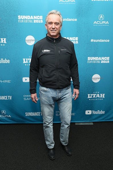 Robert Kennedy Jr. attends the "Anthropocene: The Human Epoch" Premiere during the 2019 Sundance Film Festival at Temple Theater on January 25, 2019 in Park City, Utah. (Photo by Rich Fury/Getty Images)
