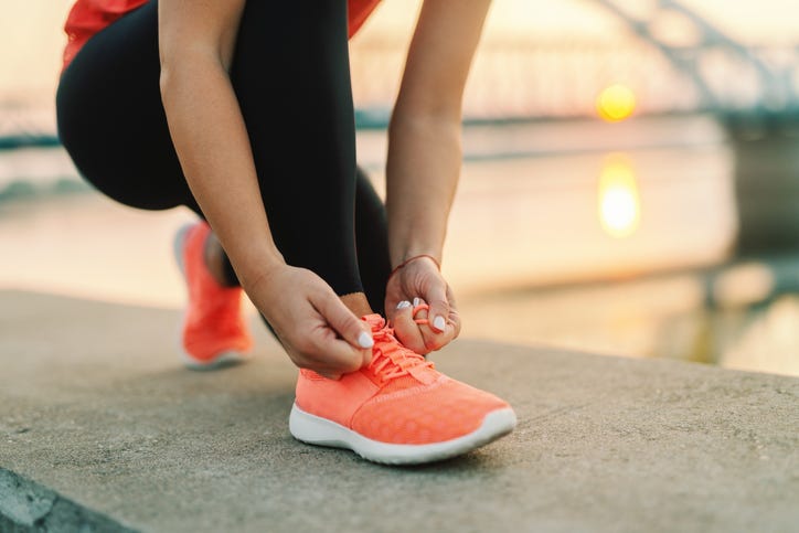 Female runner. 