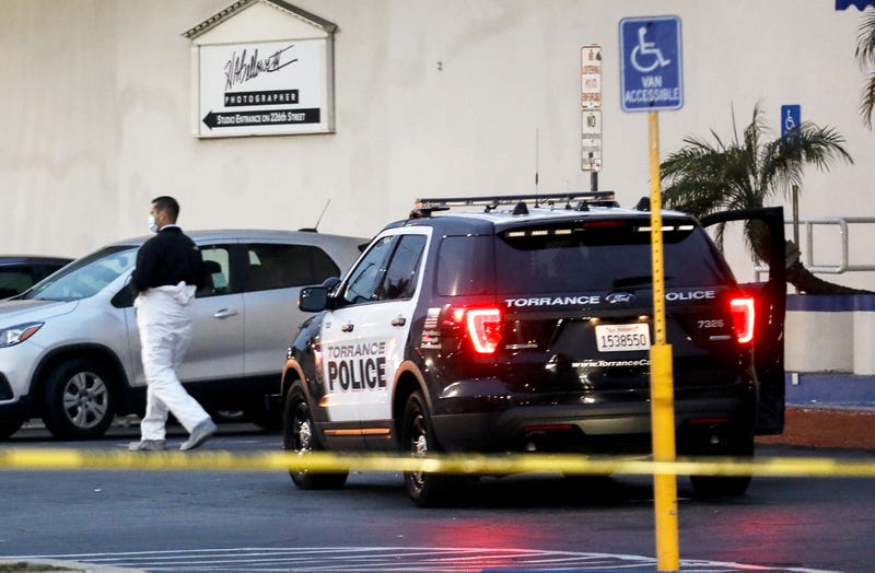 torrance police SUV outside a building