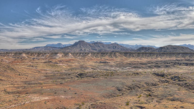 A shot of the U.S.-Mexico border.