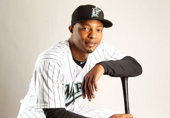 Dewayne Wise had a brief stint with the Marlins. 
