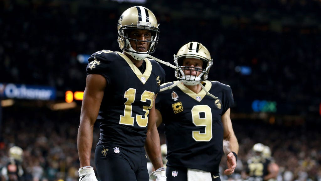 Michael Thomas on Instagram to Drew Brees: 'Take a year off and come back please'