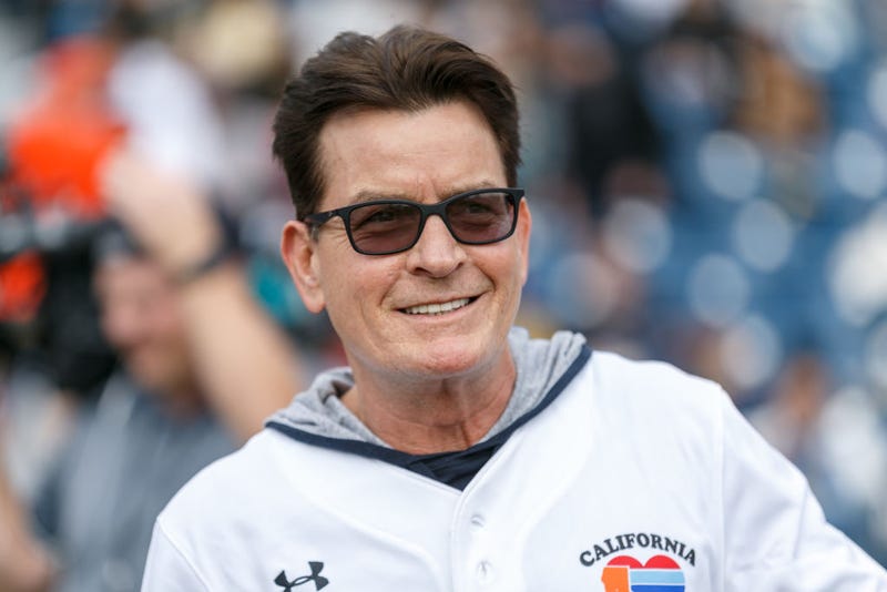 Charlie Sheen attends a charity softball game to benefit "California Strong" at Pepperdine University on January 13, 2019 in Malibu, California.