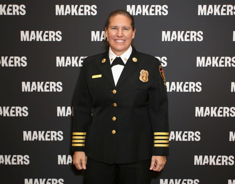  Deputy Chief, LAFD Kristin Crowley attends The 2019 MAKERS Conference at Monarch Beach Resort on February 7, 2019 in Dana Point, California.