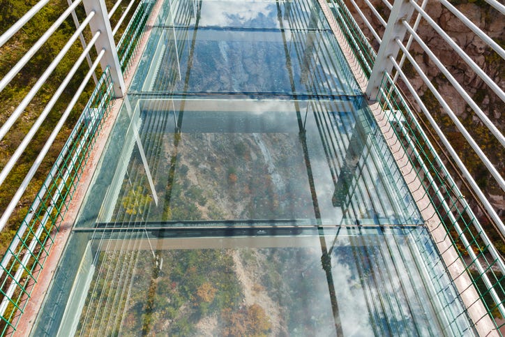 Glass bridge