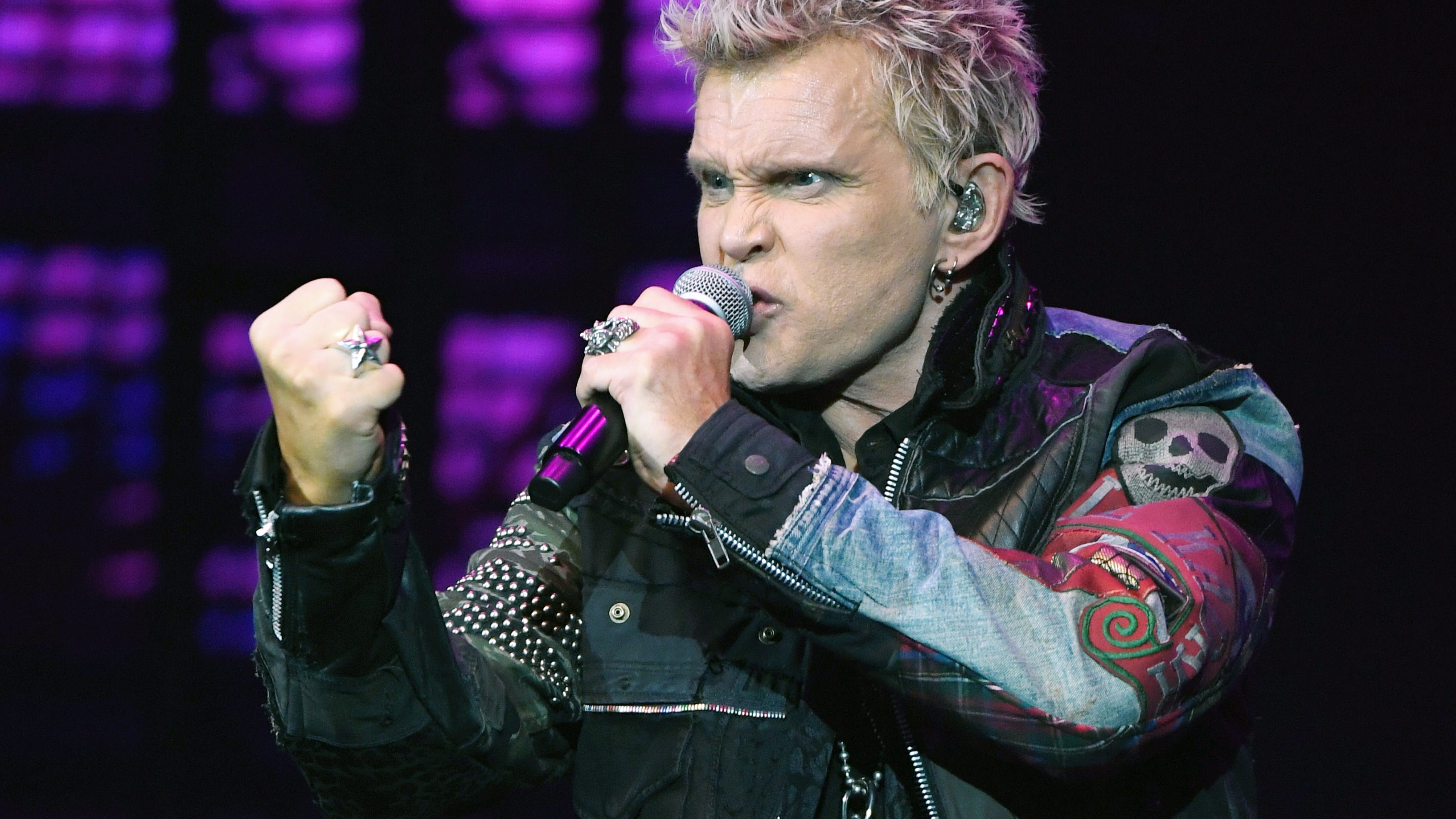 Walk of Fame star for Billy Idol unveiled in Hollywood