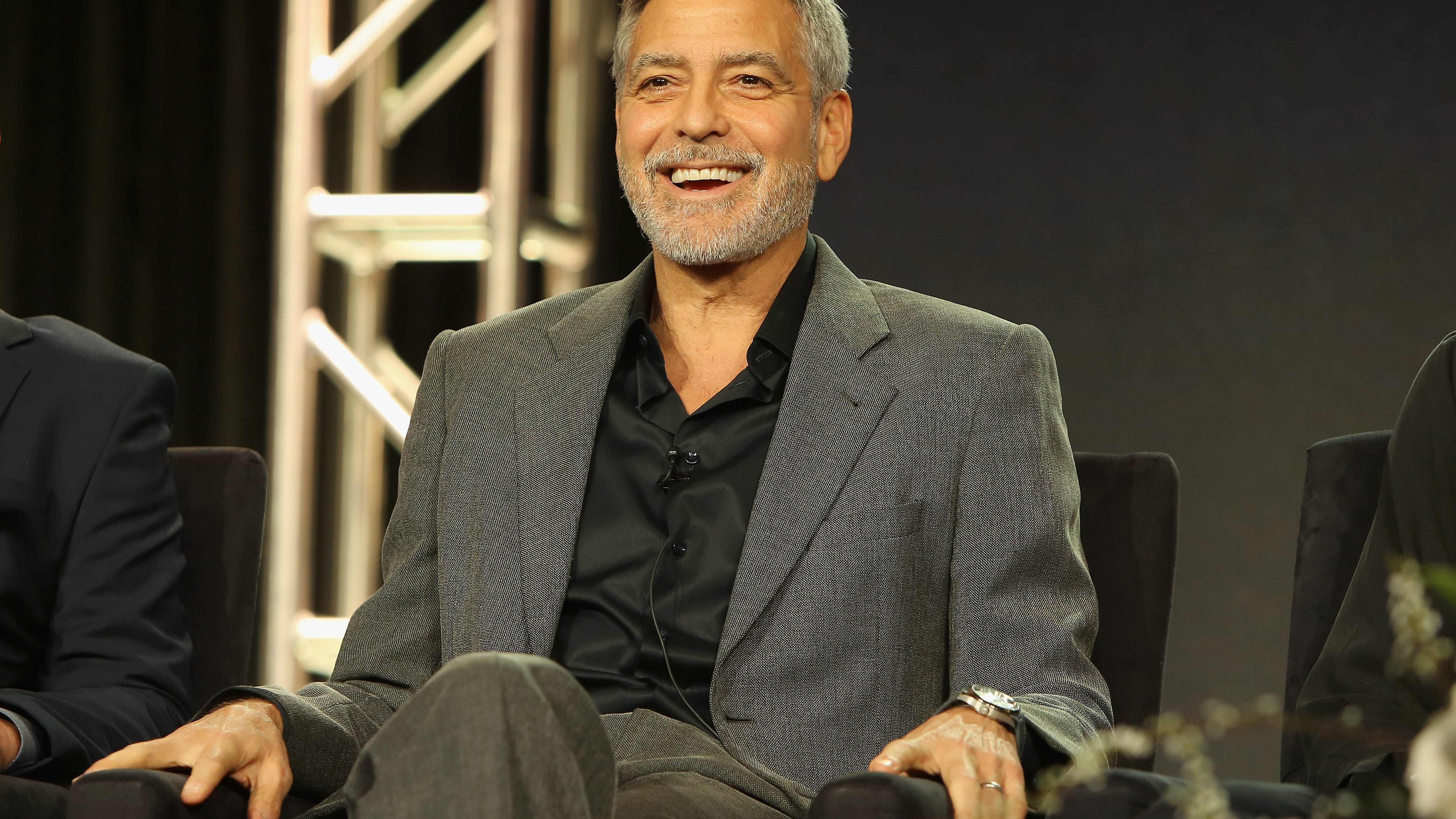 George Clooney’s 3-year-old son steals the spotlight during virtual interview