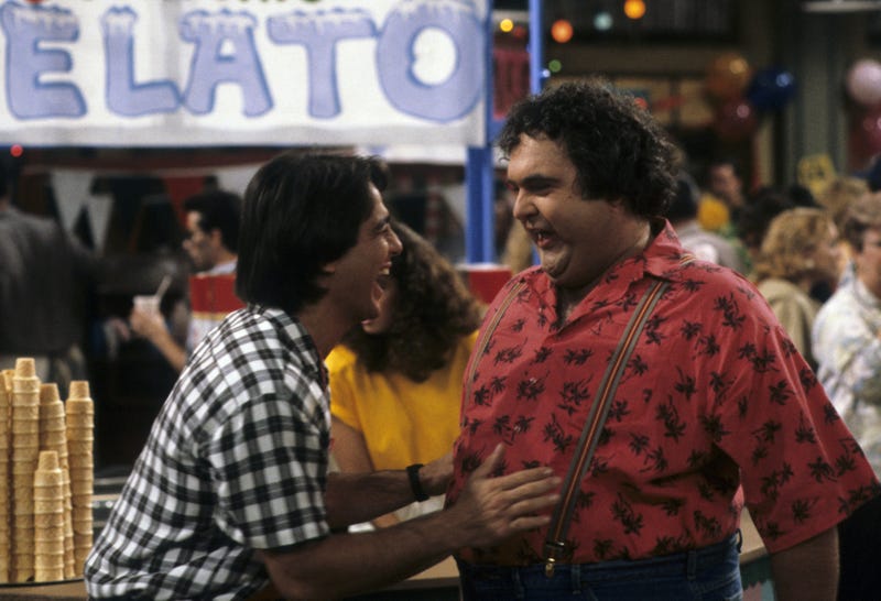 Tony Danza and Walter Olkewicz on 'Who's the Boss?' in 1987