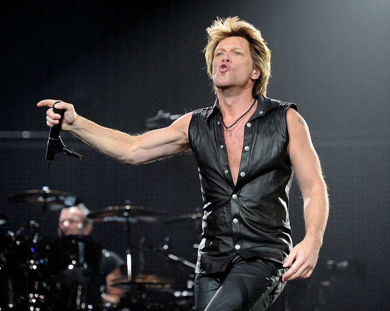  Bon Jovi singer Jon Bon Jovi performs at the MGM Grand Garden Arena March 19, 2011 in Las Vegas, Nevada. (Photo by Ethan Miller/Getty Images)