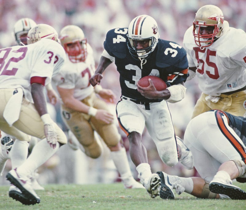 Heisman winner Bo Jackson during his Auburn heyday