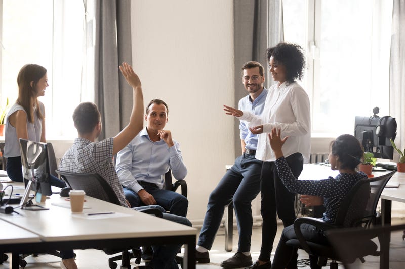 Workplace stock photo. 