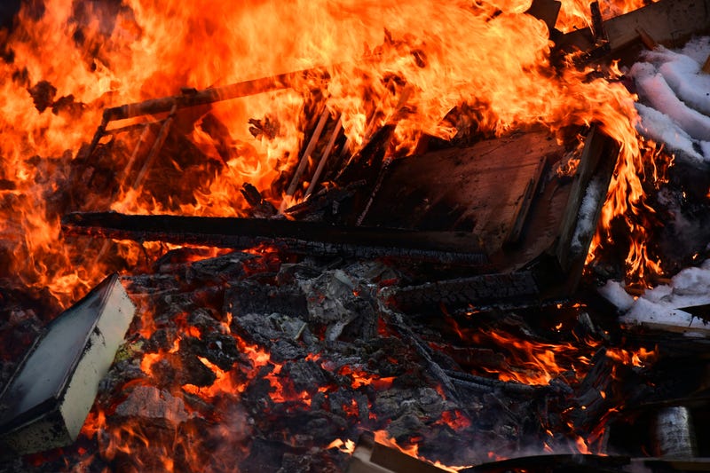 Two parents and three children are dead after a raging house fire broke out early Monday morning, leaving one boy the sole survivor of the incident after he escaped from a second story window, authorities said.