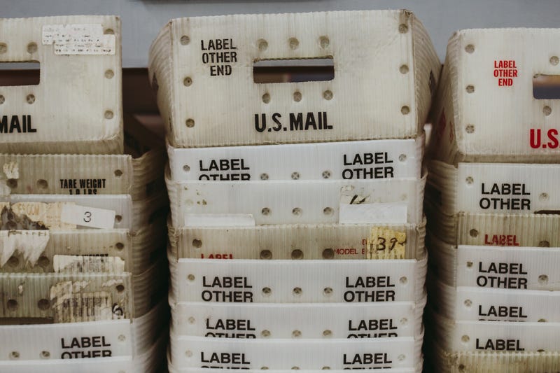 USPS mail containers