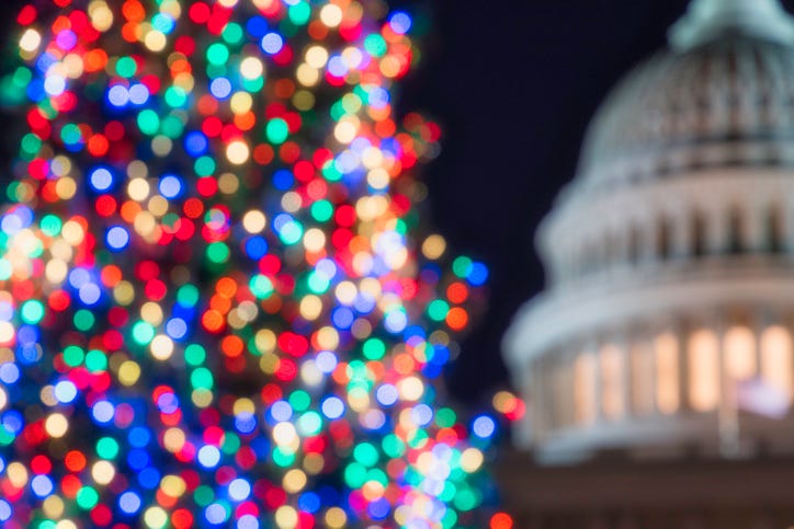 Capitol's Christmas tree.
