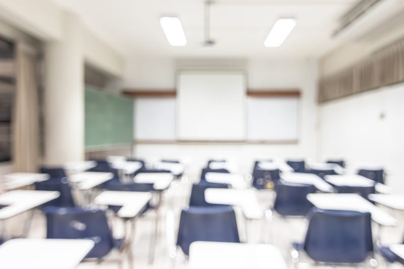 empty classroom
