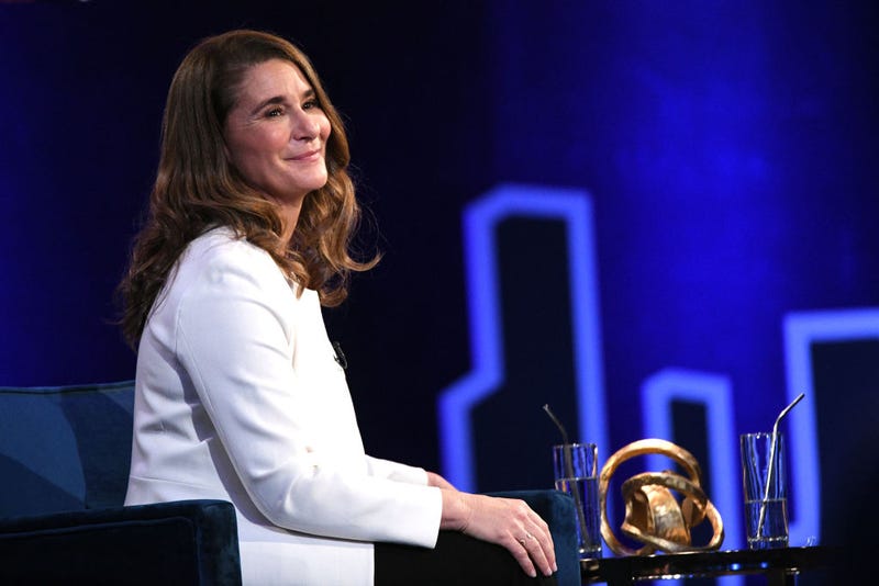 Melinda Gates speaks onstage at Oprah's SuperSoul Conversations at PlayStation Theater on February 05, 2019 in New York City. 
