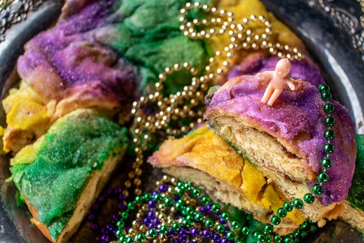 Kings Cake for Mardi Gras