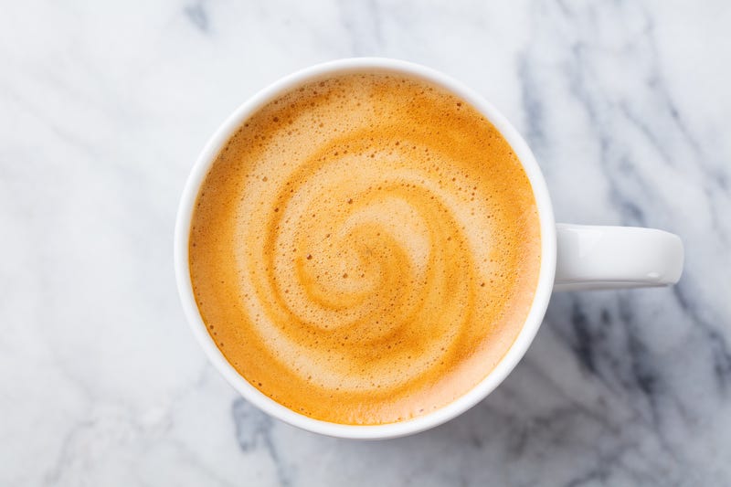 Don't worry, there are no images of nude people in this cappuccino stock photo.  