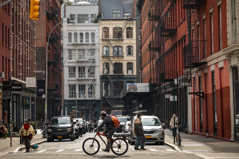 A view of 29 Howard Street in the SoHo neighborhood of Manhattan in New York City. 